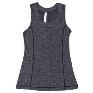 LULULEMON ATHLETICA Dash Tank in Heathered Charcoal